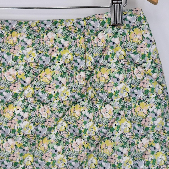 J. Crew Floral Mini Skirt - Green and Yellow - Picture 8 of 10